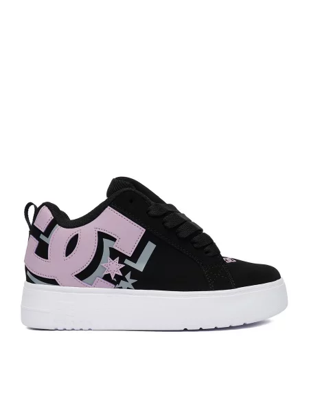 Кроссовки Dc Shoes на платформе черные