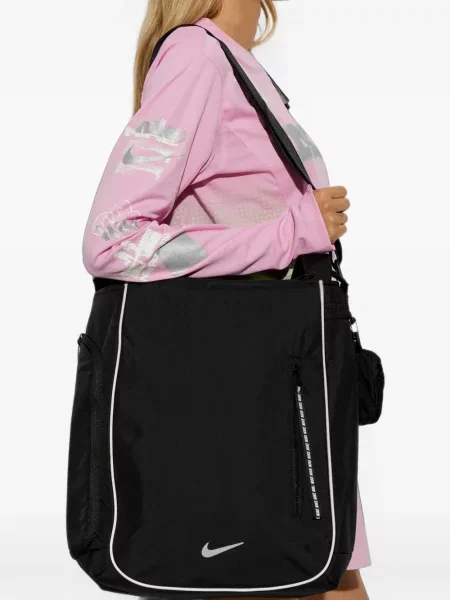 Sală de gimnastică pantaloni scurți Nike cu cordon din jerseu negru
