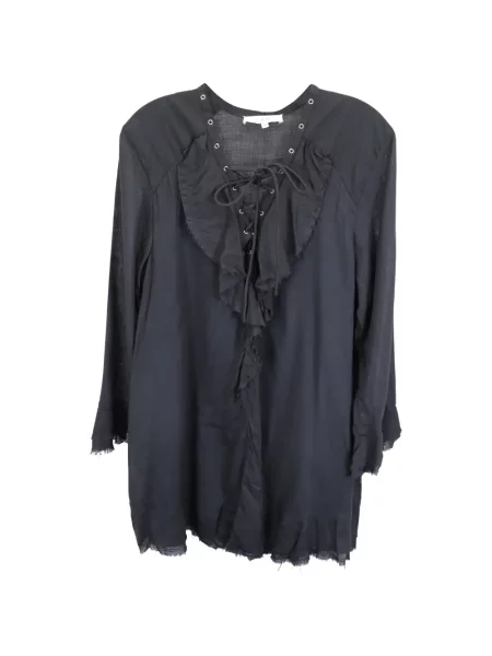 Rochie mini Iro cu maneci evazate de costum negru