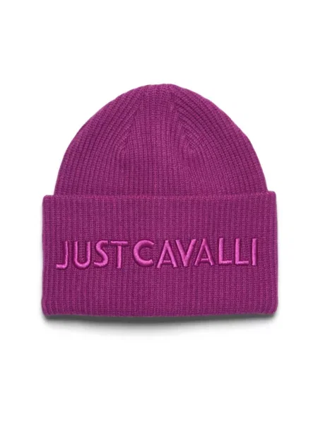 Czapka Just Cavalli fioletowa