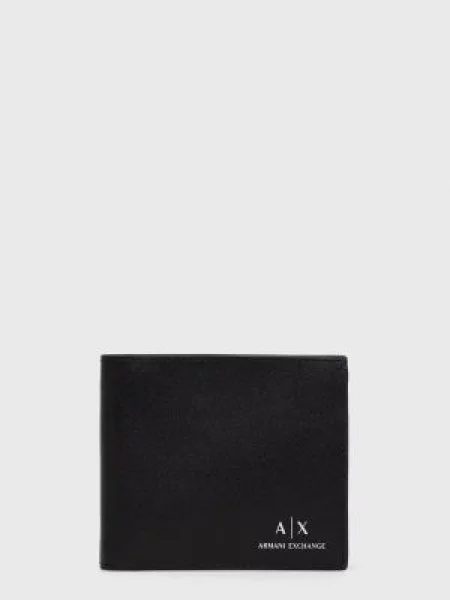 Шкіряний гаманець Armani Exchange