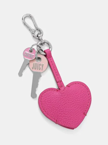 Obesek za ključe Juicy Couture Dollar roza