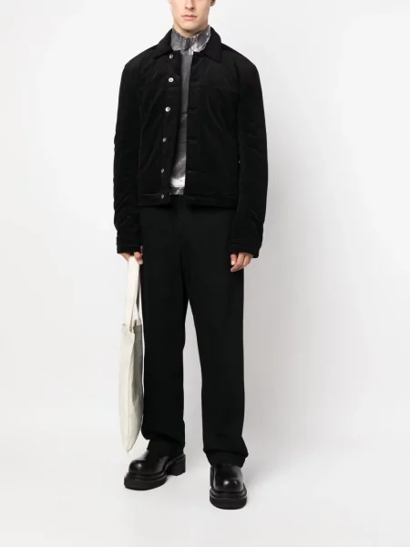 Manšestrová péřová bunda Rick Owens Drkshdw černá