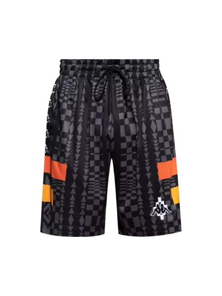 Szorty Marcelo Burlon County Of Milan w geometryczne wzory szare