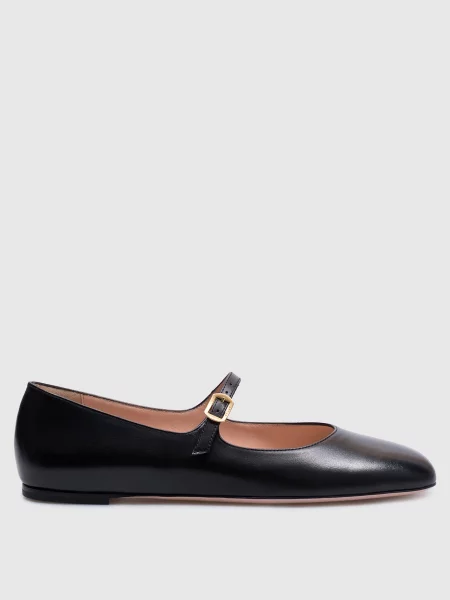 Шкіряні балетки Bally чорні