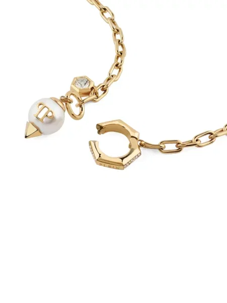 Colier Philipp Plein de cristal auriu