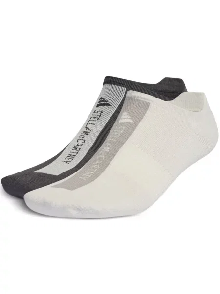 Șosete Adidas By Stella Mccartney tricotate cu autograf alb