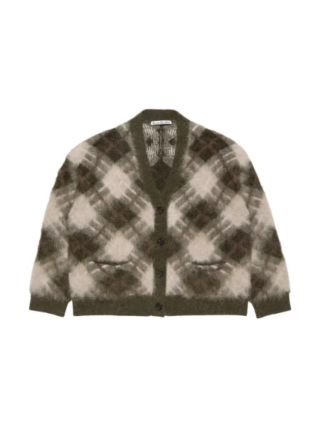 Kardigan Acne Studios wełniany zielony