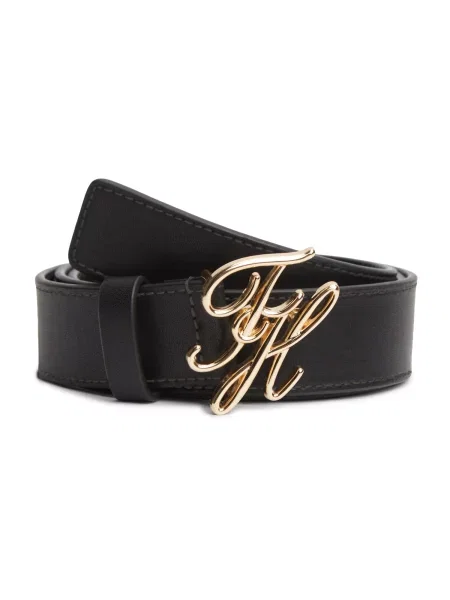 Tommy Hilfiger Curea Th Script Bleumarin negru