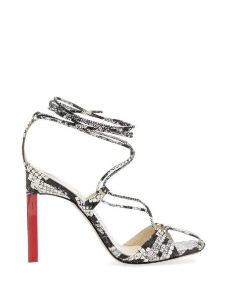 Sandale The Attico cu bretele alb