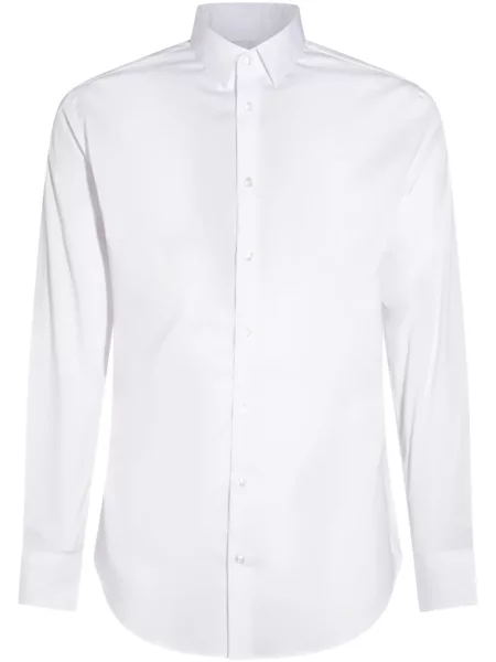 Cămașă Giorgio Armani din poplin alb
