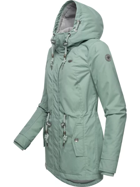 Ragwear Palton de iarnă verde