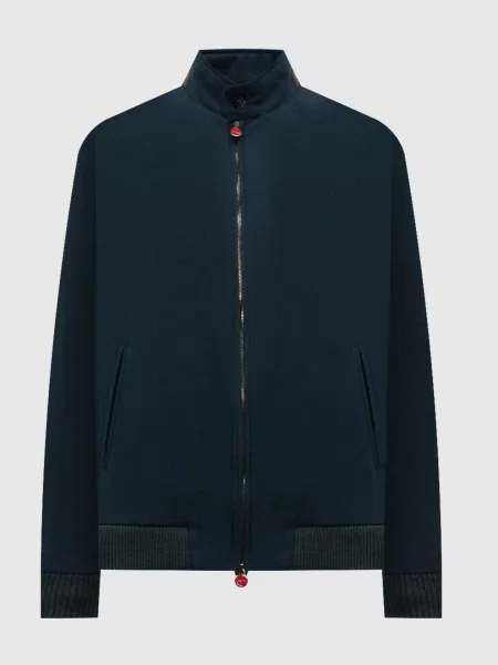 Куртка з кашеміром Kiton зелена