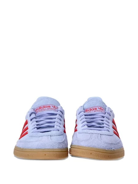 Ριγέ sneakers Adidas Spezial σουέντ μωβ