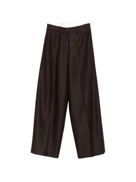 Cu centură pantaloni Nine In The Morning maro