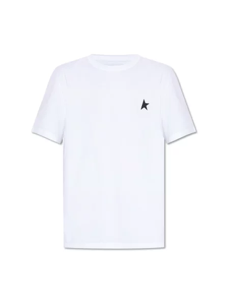 Koszulka Golden Goose z logo biała