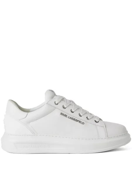 Sneakerși Karl Lagerfeld din piele alb