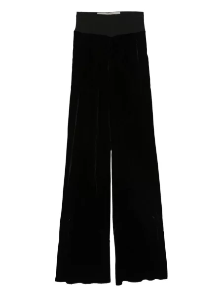 Pantaloni Rick Owens de catifea negru