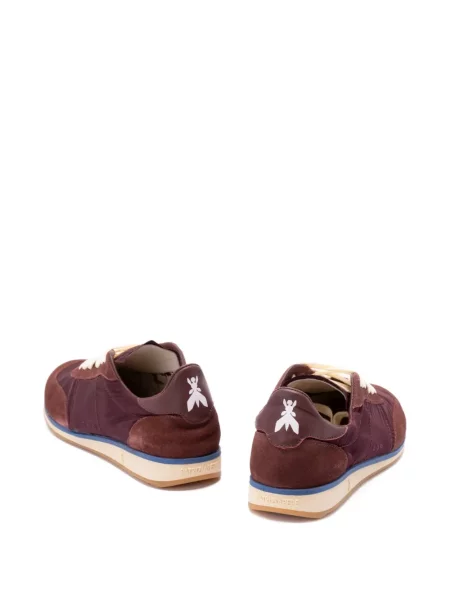 Sneakerși Patrizia Pepe din piele de căprioară maro