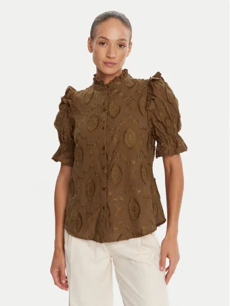 Bruuns Bazaar Bluză Canterbury Caro maro