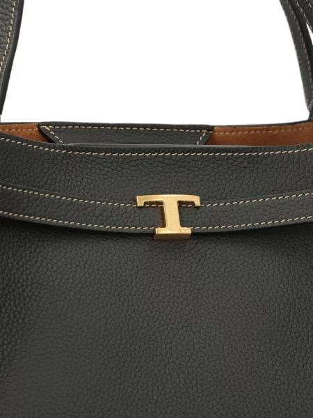Geantă shopper Tod's din piele negru