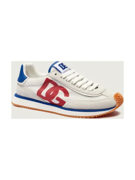 Dolce & Gabbana Sneakers DG CUSHION | piele întoarsă alb