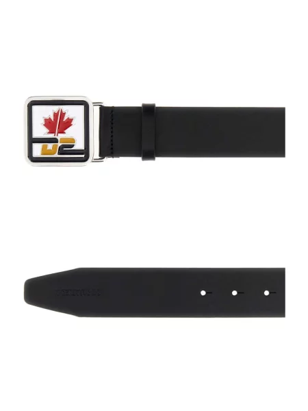 Pasek Dsquared2 z paskiem czarny