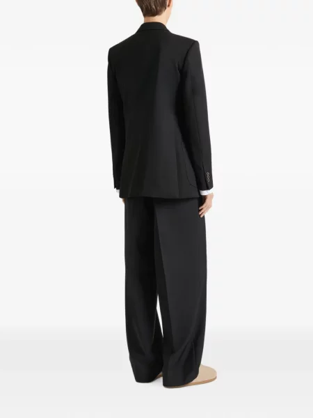 Geacă Givenchy de lână cu două rânduri de nasturi negru