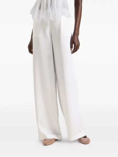 Pantaloni Genny alb