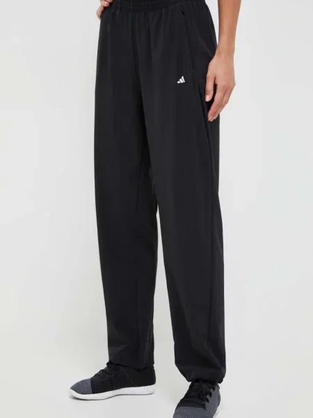 Панталон за трениране adidas Performance черно с изчистен дизайн