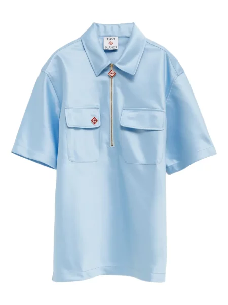 Satenska košulja Casablanca plava