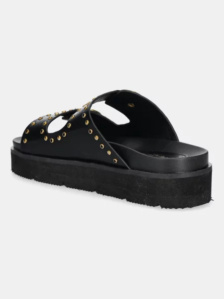 Pepe Jeans papucs POLA BUCKLE platformos fekete