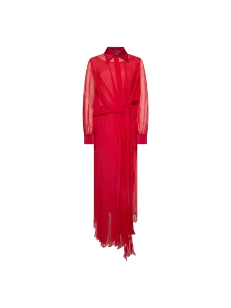 Sukienka Alberta Ferretti czerwona