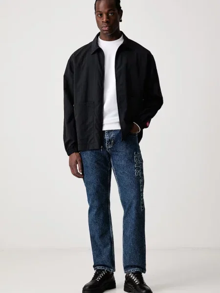 Karl Lagerfeld Jeans rifle straight pánske modrá