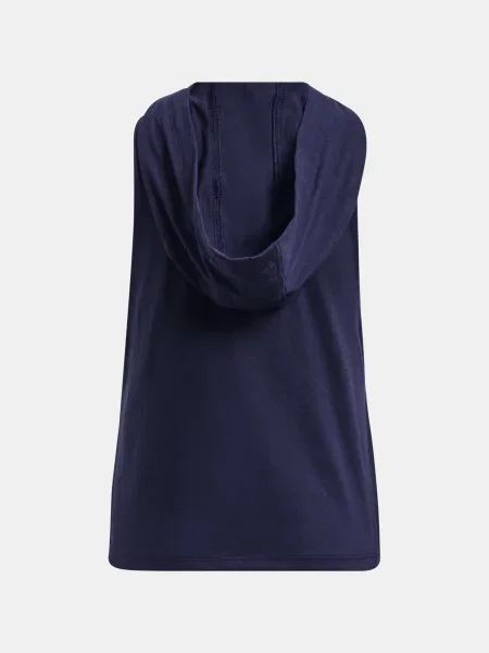 Суичър с качулка Under Armour синьо