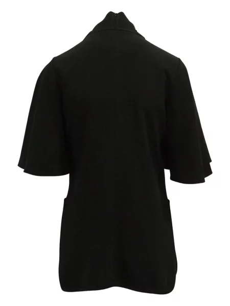 Tricou Ellery cu decolteu rotund scurt negru
