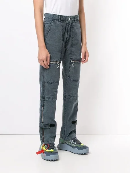Kalhoty Off-white bílé