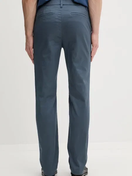 Calvin Klein spodnie slim fit z granatowe