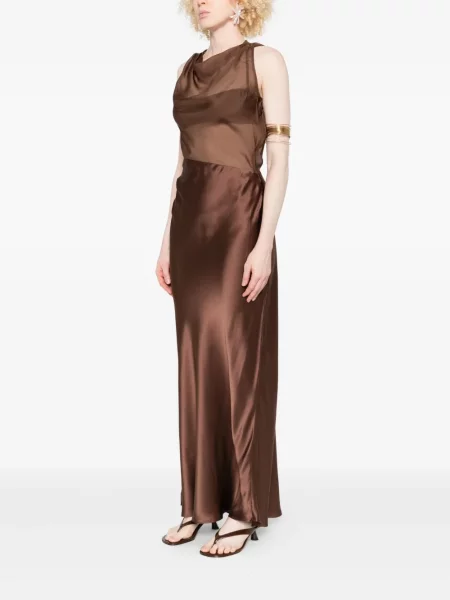 Sukienka Sir. garniturowa brązowa