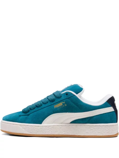 Sneakerși Puma Suede din piele de căprioară negru