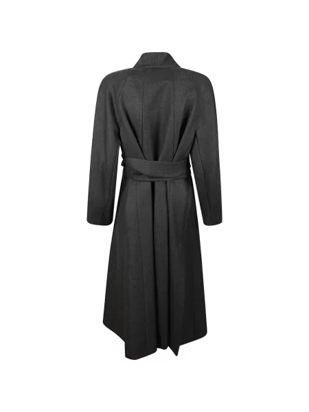 Cu centură palton Max Mara gri