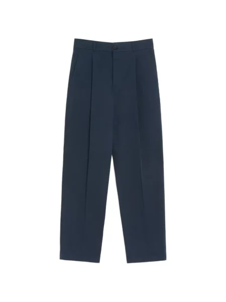 Pantaloni Valentino Garavani cu broderie albastru