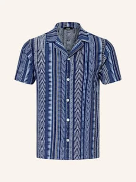 Reiss Košile Resort Archer Slim Fit tmavě modrá modrá