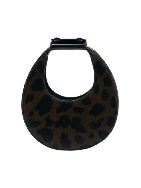 Wielobarwność torebka skórzana Staud skórzana