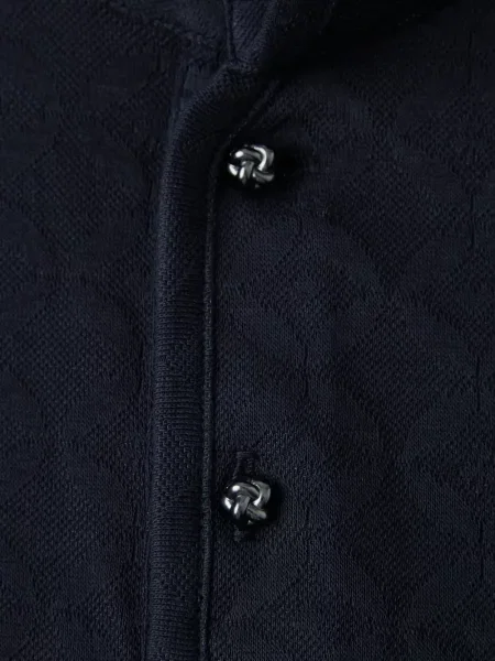 Gulerat tricou polo Shanghai Tang albastru