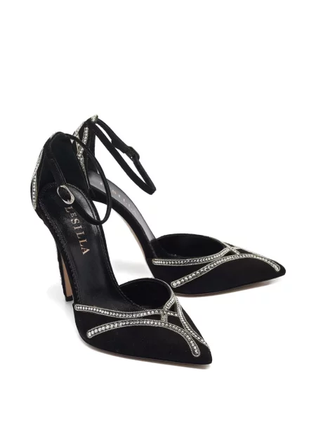 Pantofi cu toc Le Silla de cristal negru