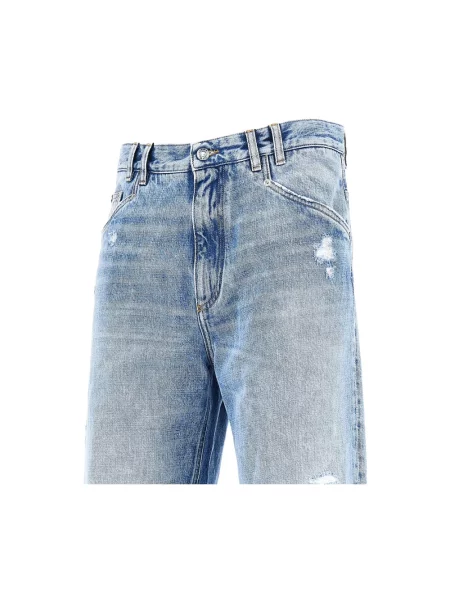 Szerokie jeansy Dolce And Gabbana niebieskie