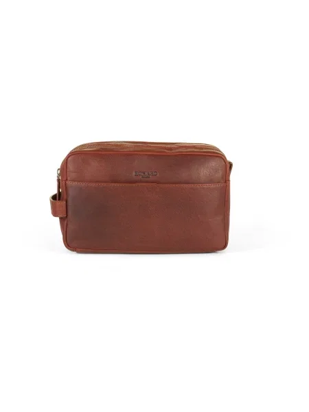 Torba Howard London skórzana brązowa