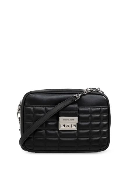 Кожена чанта Michael Michael Kors бяло