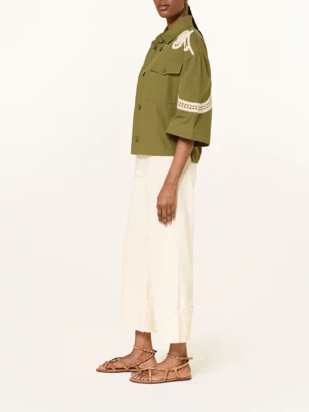 Weekend Max Mara Džíny-Kalhoty Gesto ecru